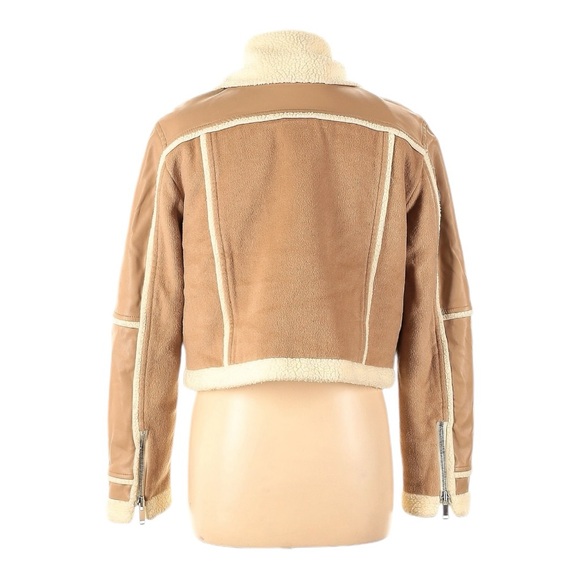 JONATHAN SIMKHAI
Akira Thyme Beige Vegan Sherpa Jacket - Picture 3 of 7